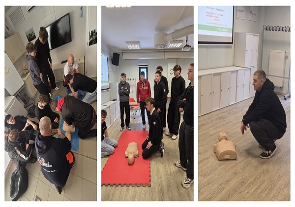 Třída 1.E ve Světě záchranářů v Karlových Varech