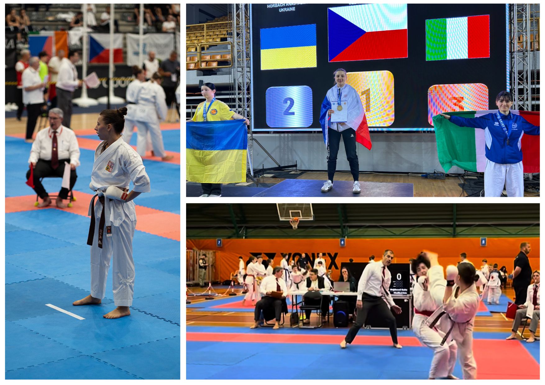 Naše žákyně zazářila na mistrovství Evropy v karate