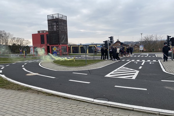 Exkurze třeťáků ve Světě záchranářů v Karlových Varech 